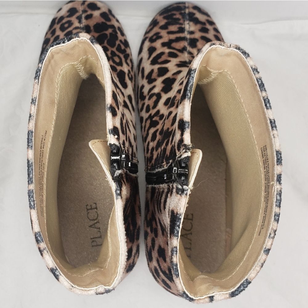 Leopard Rocker Heel Boots - Picture 10 of 12